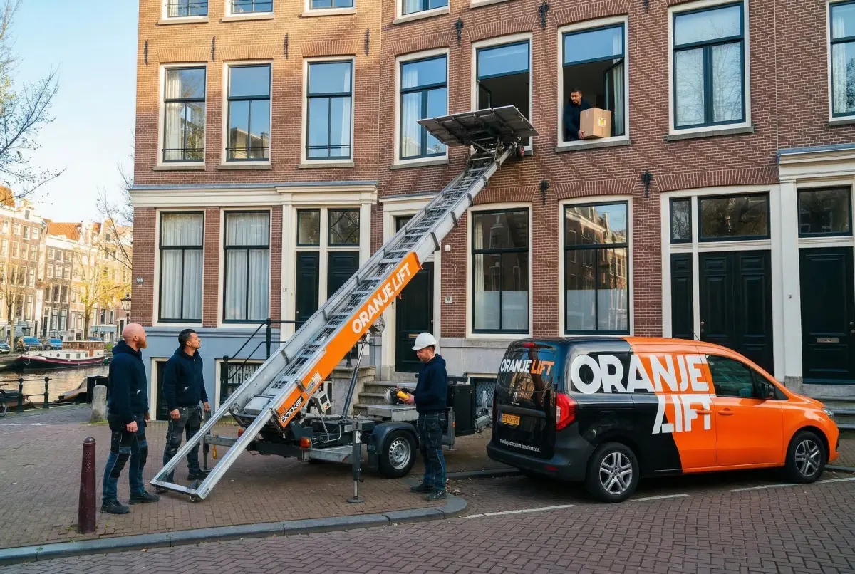 professionele lift bij appartement Enschede