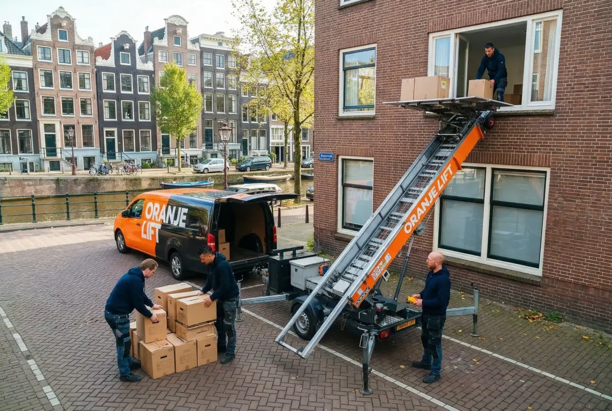 Verhuislift bij appartement Enschede